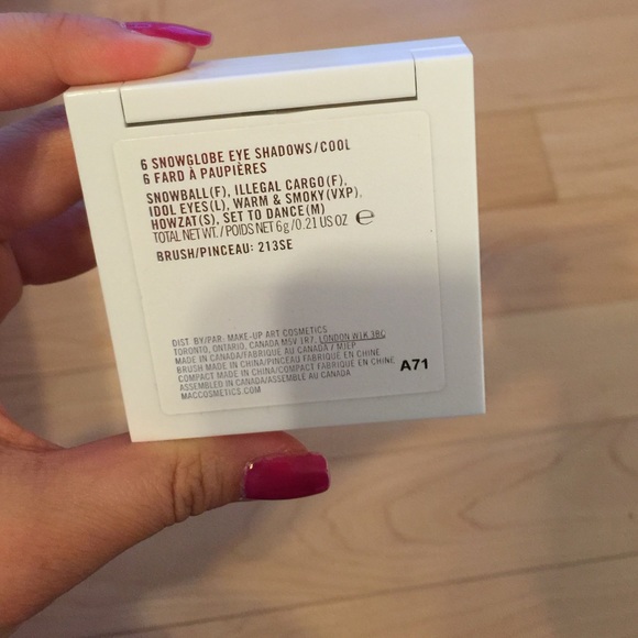 MAC Cosmetics Makeup Mac Snowglobe Eyeshadow Palette Poshmark