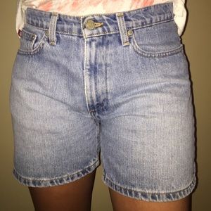 High waisted Jean shorts