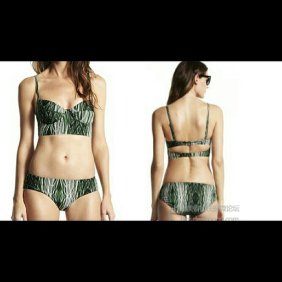 Derek Lam tropical pattern bikini (top & bottom)