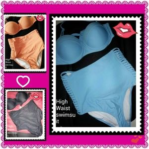 High Waist variety color SWIMSUITS
