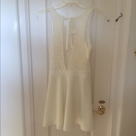 PROM White Lace Party Dress - Picture 1 of 4