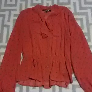 Forever 21 sheer blouse