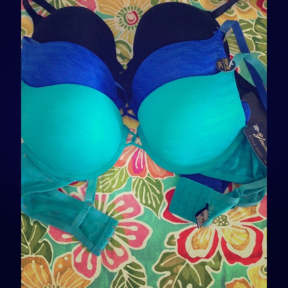 3 extreme padded bombshell push up bra