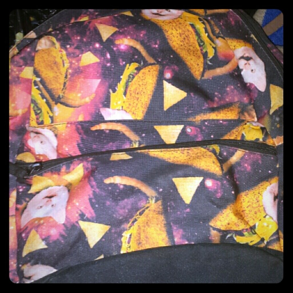 Taco cat backpack