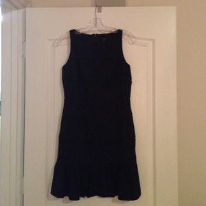 NWT Ann Taylor black dress w/ flirty bottom.