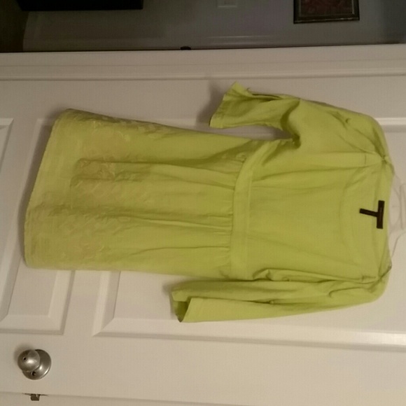 Bcbg Max Azria Lime Sun Dress