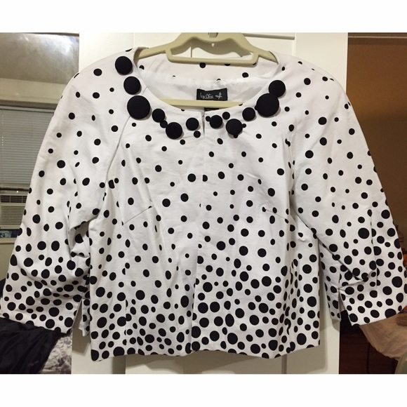 Polka Dot Blazer