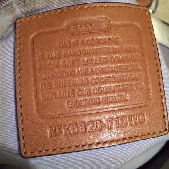 Authentic Leather Coach Bag. - Picture 4 of 4