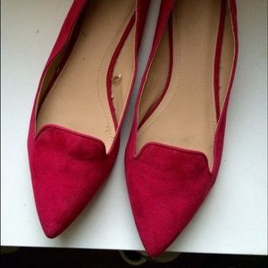 Zara Fuschia Slippers/ Flats