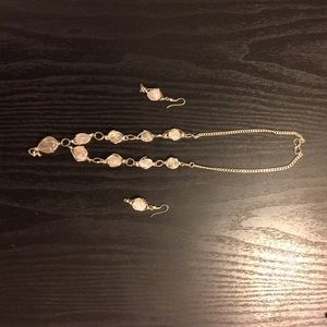 Necklace and earrings set