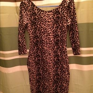 Leopard Bodycon dress.