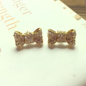 Kate Spade All Wrapped Up Pavé stud earrings