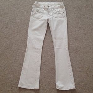 Rock & Republic white flare jeans