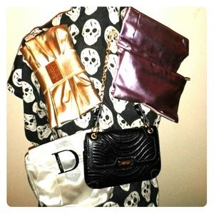 Versace and Dior clutches