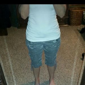 Camo Capri pants
