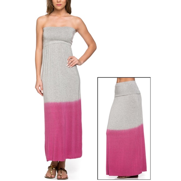 🚨1 HR SALE🚨CALYPSO 2 way dye dip maxi - BLUE - Picture 3 of 4