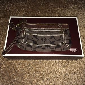 Signature Coach Wristlet