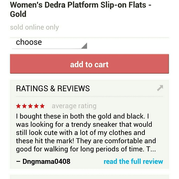 Sold ***Gold Platform flats (New ) - Picture 4 of 4