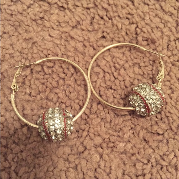 Baseball Earrings