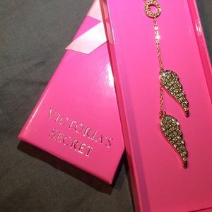 Victoria's Secret Gold Angel Wings Necklace