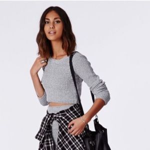 Casey knit crop top
