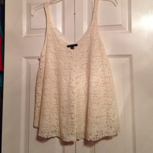 (NWOT) Lace tank top