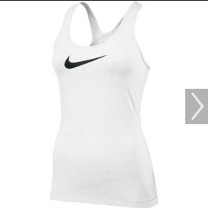 Nike Pro White Tank