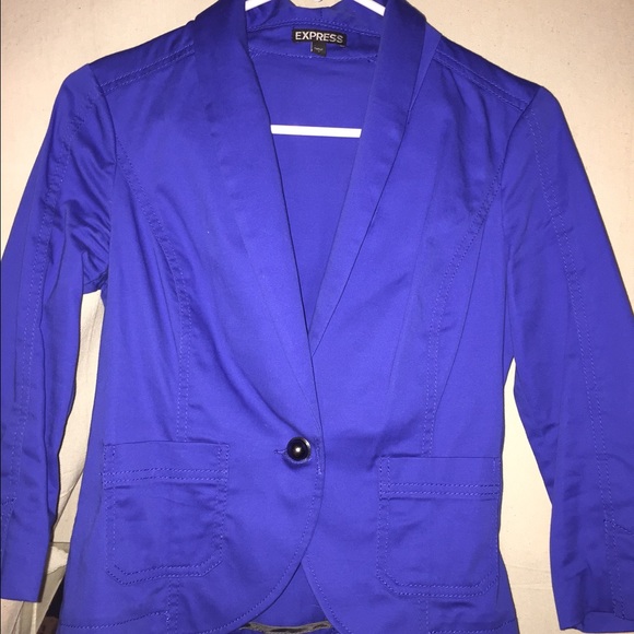 Cobalt blue express blazer
