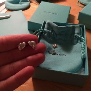 Frank Gehry Sterling Silver Hearts Earrings