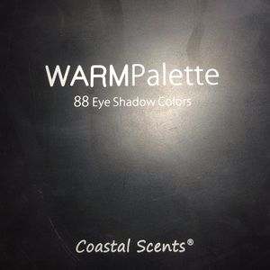 Coastal scents - 88 colors warn palette Like NEW