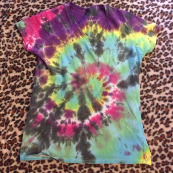 handmade tie dye t-shirt