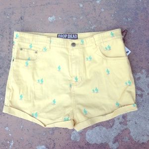 👖"Peyote Wild" Drop Dead Clothing Cactus shorts