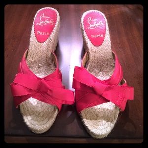 100% authentic Christian Louboutin espadrilles