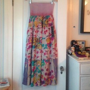 Floral silk dress By Johnny Was