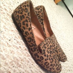 Leopard loafers