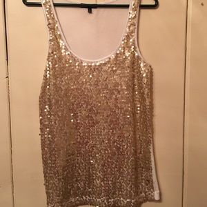 Express sequin top