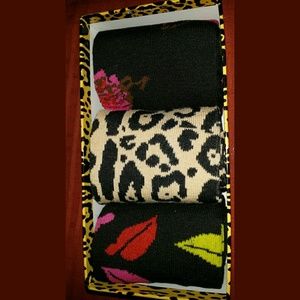 Betsey Johnson Socks - 3 pairs
