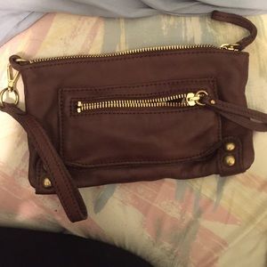 Leather clutch