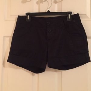 Black express shorts.