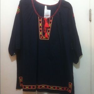 Embroided tunic