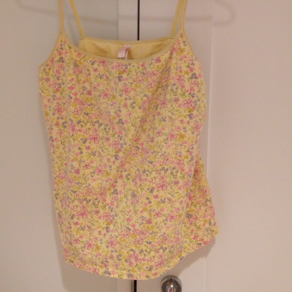 Victoria's Secret Tops - CLEARANCE Cami - Yellow with Flowers.