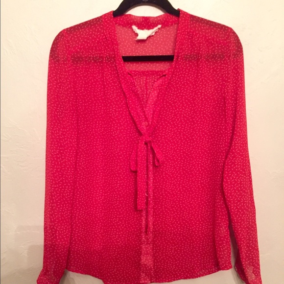 Red Urban Outfitters Top