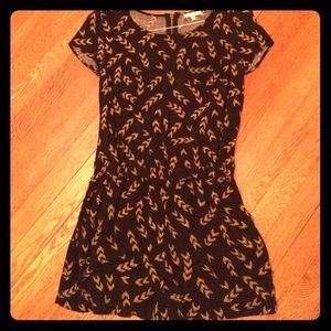 Black and gold romper