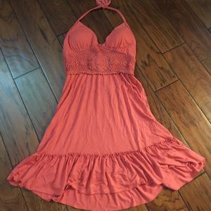 Last call!! Guess Coral Summer Halter Dress