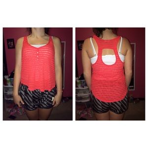 High-low tank top