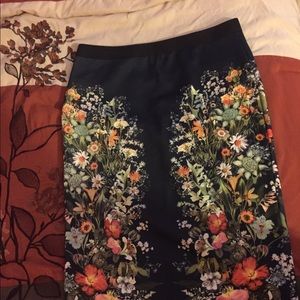 Forever 21 floral Midi skirt