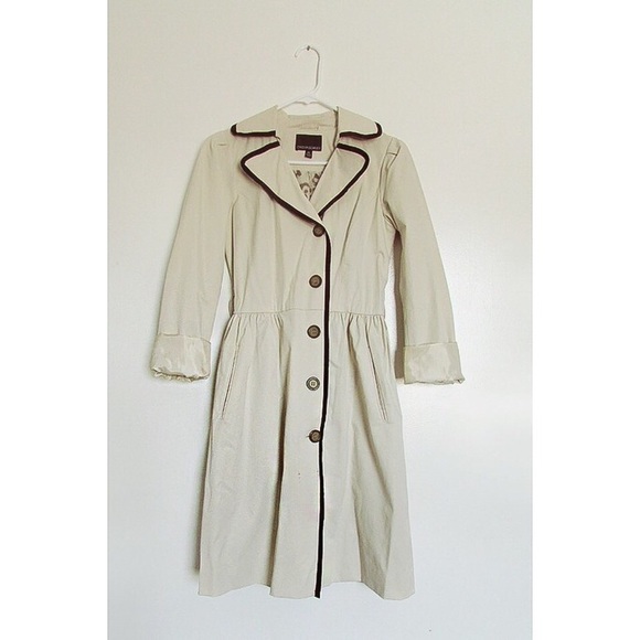 Long Peplum Trench Coat