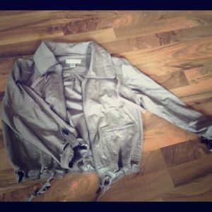 selling a tan "going out or dressing up" jacket