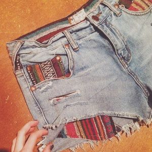 Free People Denim Shorts