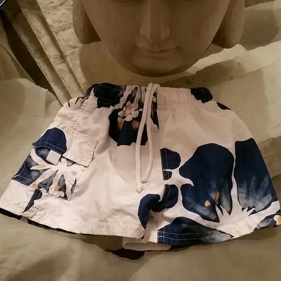 *. KANU Toddler Hawaiian Swim trunks